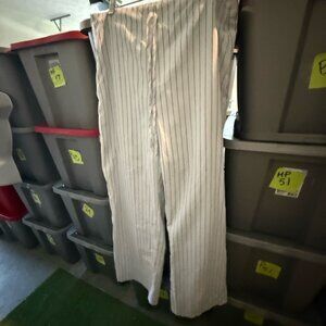 Striped White  Pants p61